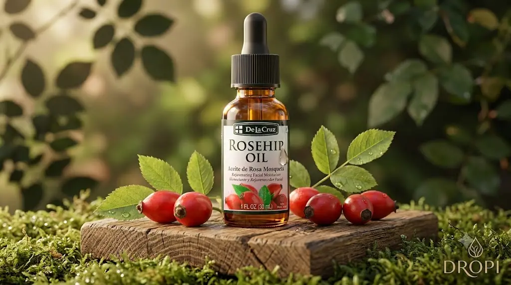 Aceite de Rosa Mosqueta De La Cruz puro - suaviza cicatrices y renueva la apariencia de tu piel