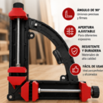 Prensa escuadra ajustable para carpintería de noventa grados - Garantiza uniones perfectas en marcos y muebles de madera