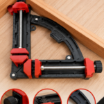Prensa escuadra ajustable para carpintería de noventa grados - Garantiza uniones perfectas en marcos y muebles de madera - Imagen 3