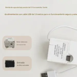 Bañera automática para aves con flujo de agua tipo lluvia USB - Estimula la higiene y reduce el estrés de tu mascota