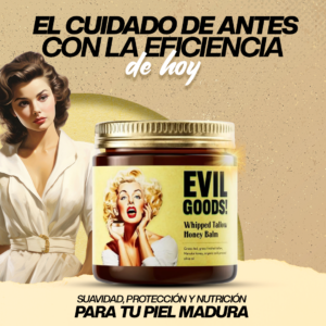 Bálsamo hidratante de sebo de res con miel de Manuka Evilgood Set x2 - Revitaliza la piel seca y madura profundamente