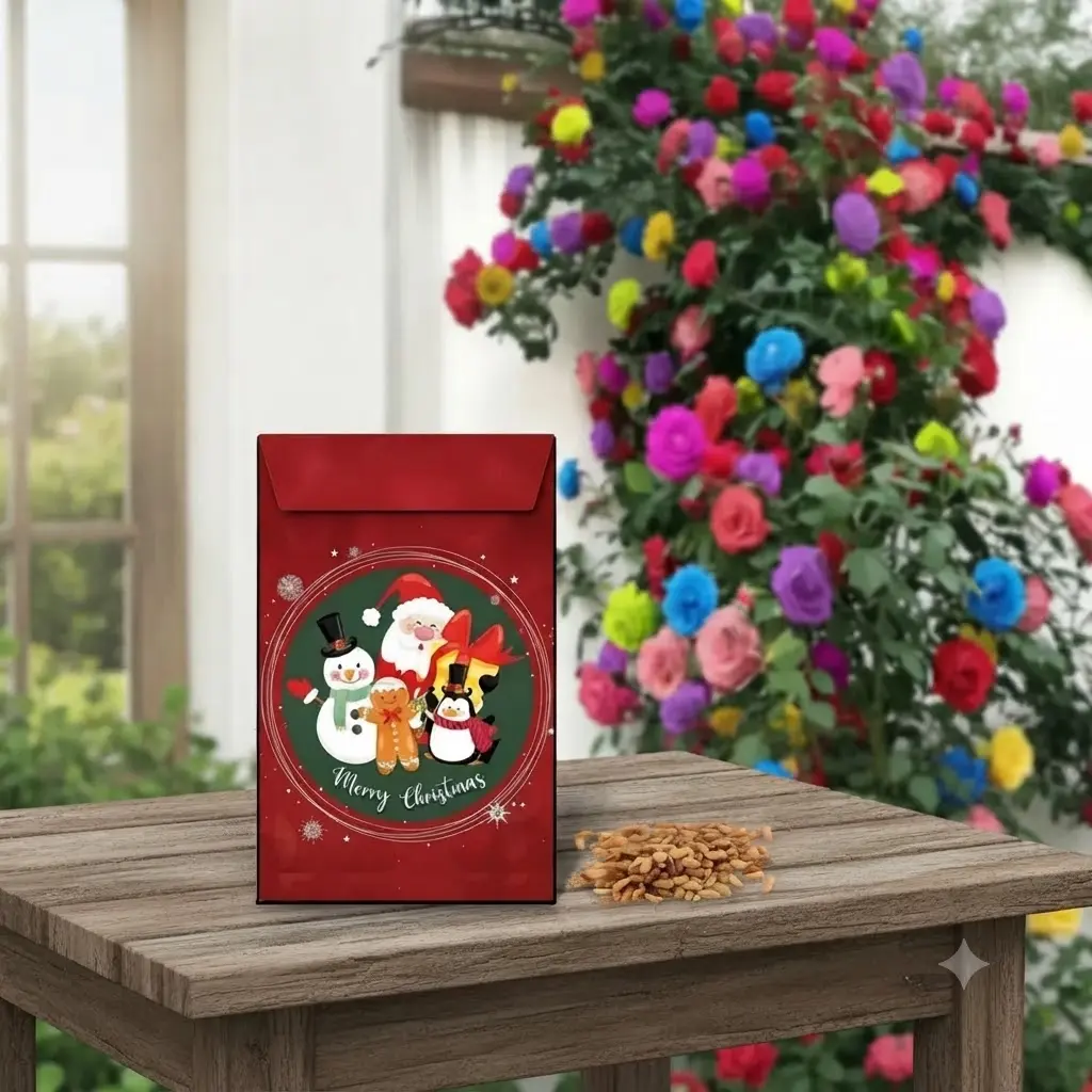 25 Semillas Rosa Trepadora Navidad