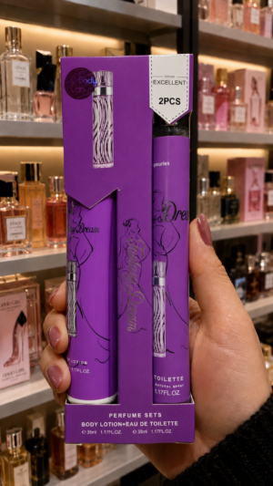 Set x2 Combo Perfume y Crema Corporal 35 ml - Hidrata tu piel y refresca tu aroma en cualquier momento