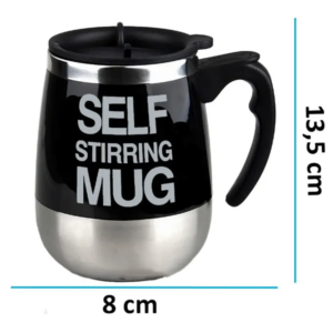 Set x2 Taza mug batidor automático recargable con sistema de agitación - Prepara tus bebidas favoritas sin usar cuchara