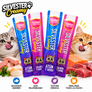 Snack Cremoso Gatos X4 Tubos