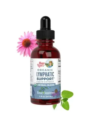 Set x2 Gotas Liquidas Lymphatic Support Mary Ruth Organico - Apoya tu sistema linfatico y equilibra fluidos naturalmente