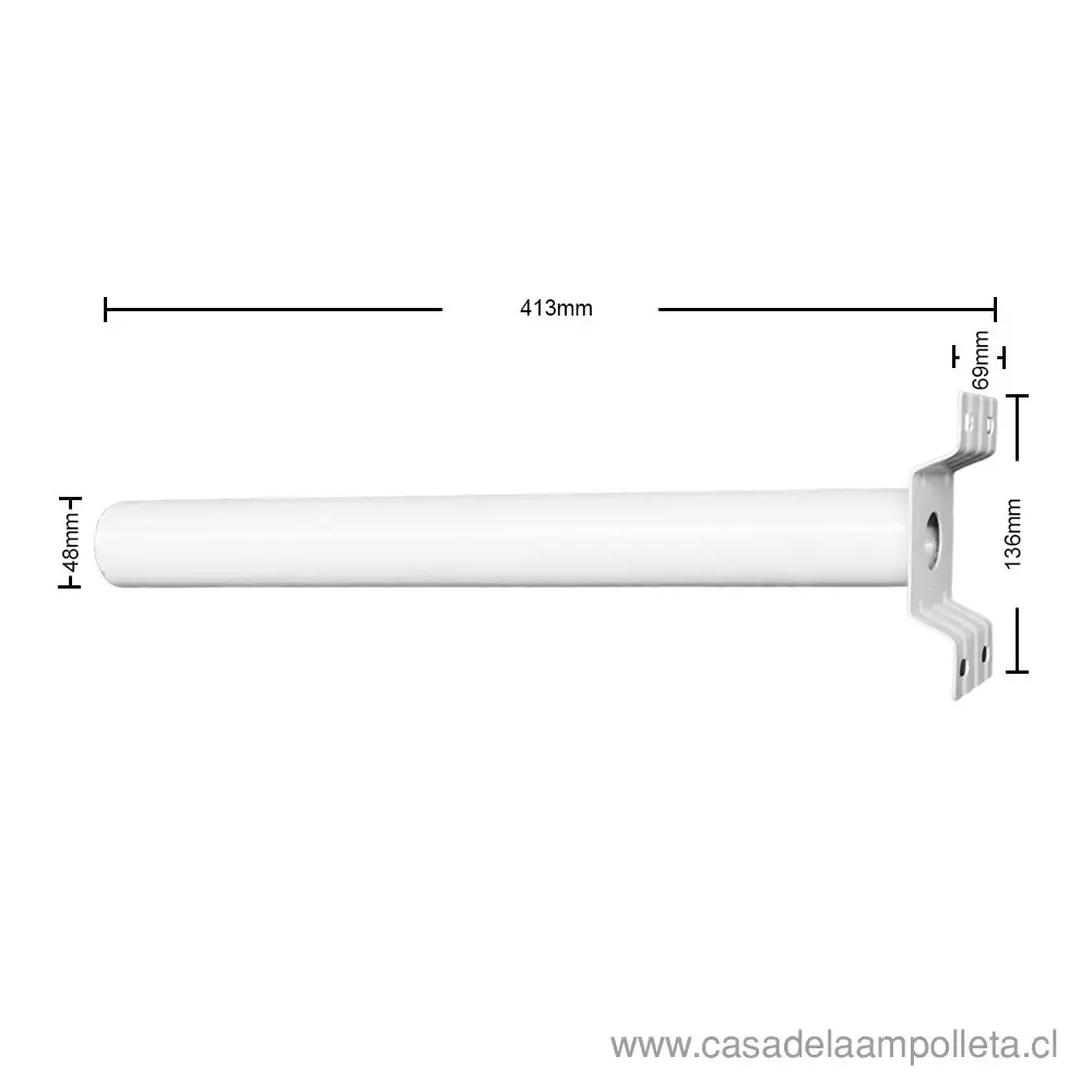 Brazo Instalacion Luminaria Alumbrado - Imagen 2