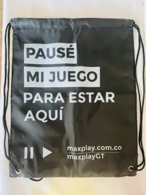 Set x3 Mochila tipo saco para gamer semi impermeable - Transporta tus accesorios de videojuegos con total comodidad