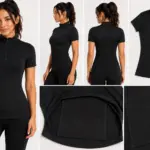 Camiseta moldeadora deportiva de cuello alto con control abdominal - estilizas tu figura y mejoras tu postura durante los entrenamientos diarios - Imagen 2