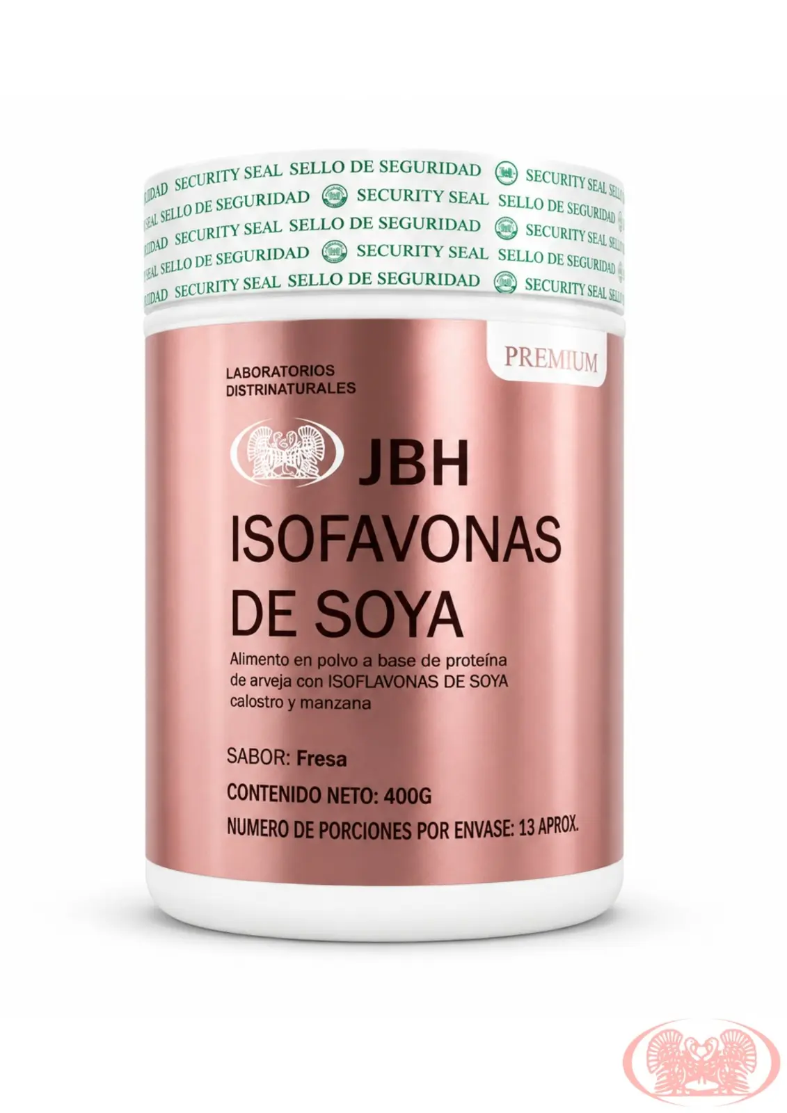 Isoflavonas de Soya JBH en Polvo con Proteína de Arveja - Apoyan el equilibrio hormonal femenino en la menopausia