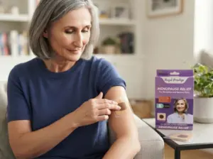 Parches transdérmicos naturales para menopausia con ingredientes activos - disminuyen las molestias diarias y devuelven el equilibrio corporal