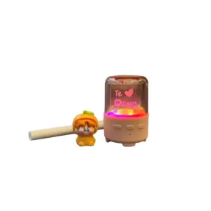 Set x2 Mini Parlante Kawaii Inalámbrico Portátil - Decora tu escritorio y disfruta música con estilo tierno