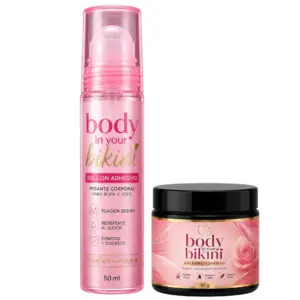 Set x2 Pegamento corporal antideslizante para ropa y vestidos - Fija tus prendas de forma segura durante todo el día