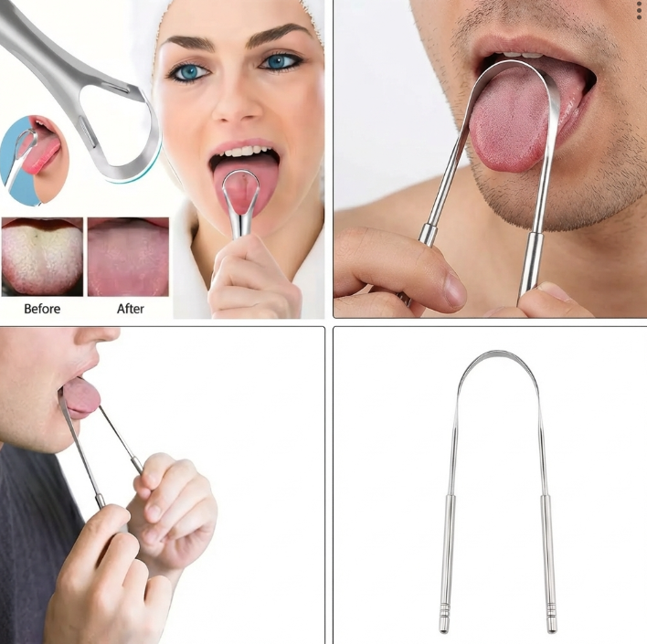 Kit Limpiador de Lengua X3 Acero y Envas - Imagen 2