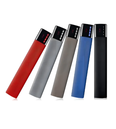 Barra de sonido Bluetooth B28S inalámbrica en cinco colores: rojo, gris claro, marrón, azul y negro con pantalla digital superior.
