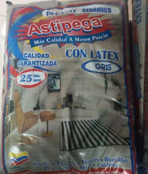 Set x3 Pegante cerámico gris 25 kg para pisos y azulejos - Garantiza una fijación firme y duradera en tus proyectos