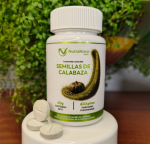 Suplemento para próstata y vías urinarias de semilla de calabaza - Apoya el bienestar masculino y fortalece las defensas