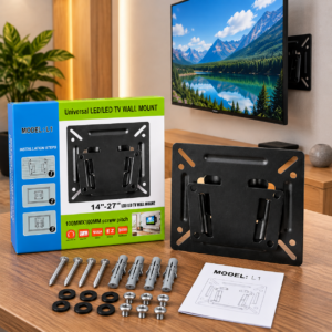 Soporte de pared fijo para pantallas de 14 a 27 pulgadas VESA 100 - Optimiza tu espacio disponible