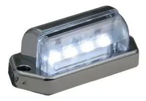 Set x2 Lámpara para placa vehicular de 12V y 24V para camión - Garantiza la visibilidad nocturna y cumple las normas viales