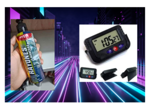 Set x2 Removedor de rayones para auto y reloj digital - Recupera la pintura y controla el tiempo