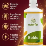 Set x2 Extracto de Boldo Naturfar 60 Cápsulas - Mejora la digestión pesada - Imagen 2