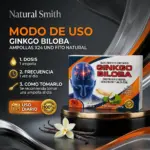 Ginkgo Biloba en ampollas Fito Natural x24 unidades - Mejora la concentración y estimula la circulación cerebral - Imagen 3