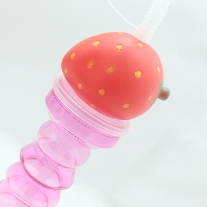 Termo con Pitillo Largo Estilo Frutas - Imagen 4