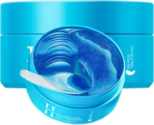 Parches de hidrogel para ojos Bioaqua con colágeno y ácido hialurónico - Refrescan y revitalizan profundamente la mirada cansada