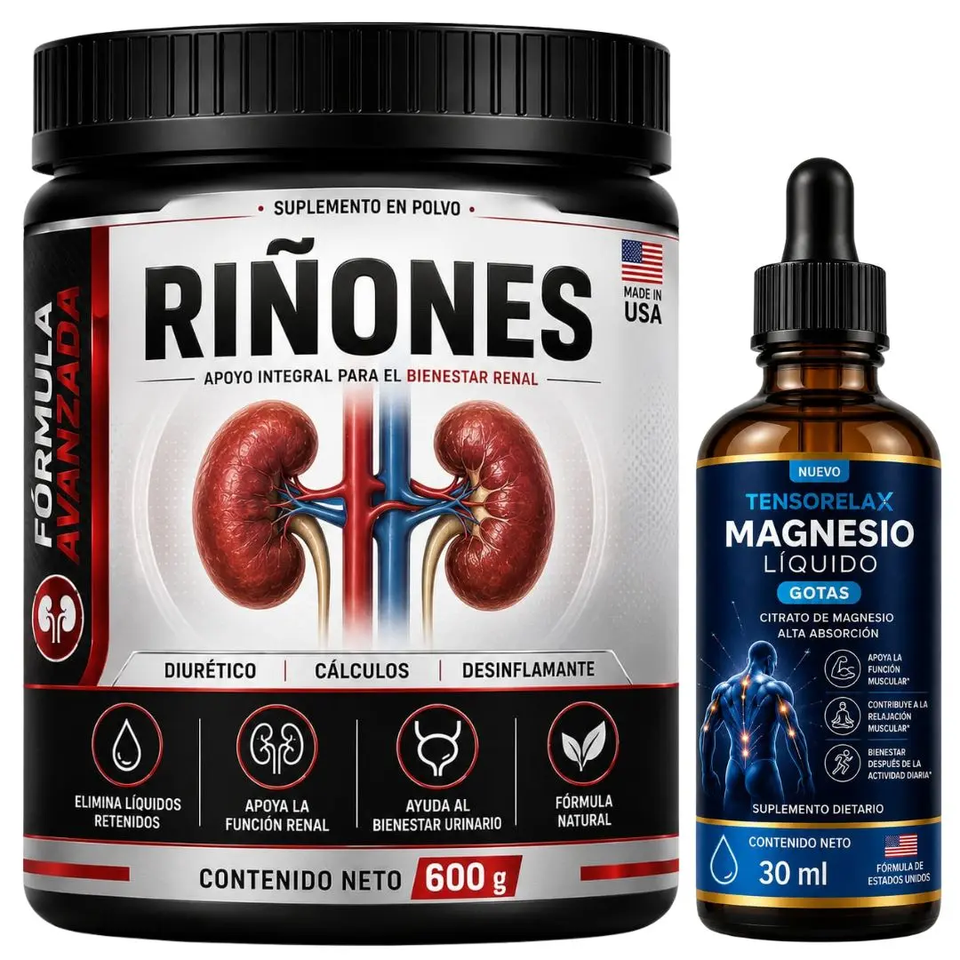 Suplemento en polvo para la salud renal y retención de líquidos de 600 g - Apoya el bienestar urinario y depura el organismo de forma natural - Imagen 3
