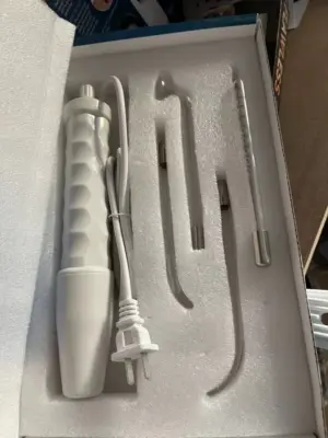Varita Facial 5 en 1 de Alta Frecuencia con Electrodos de Vidrio - Estimula la circulación y mejora la absorción de sueros