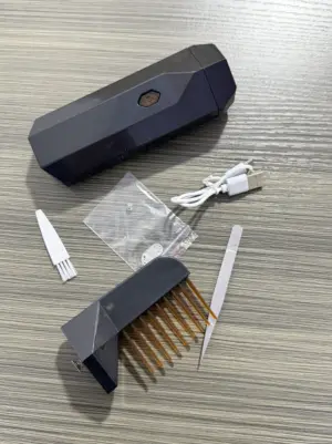 Peine eléctrico difusor de incienso para cabello y ropa sin carbón - aromatiza tus espacios favoritos de forma segura y práctica