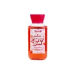 Gel de ducha mini Purpure Candy Bum de 88 ml con aroma a bombón, frasco transparente y tapa roja.