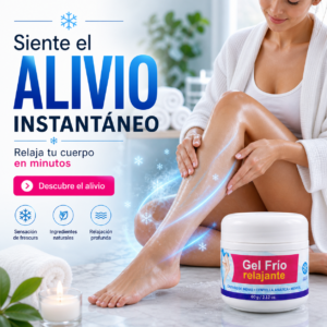Gel Refrescante para Piernas Cansadas - Alivia la pesadez y aporta frescura inmediata