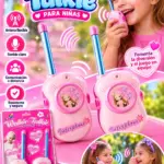 Radio Walkie Talkie infantil para niñas con diseño liviano - Fomenta la comunicación y la diversión al aire libre - Imagen 3