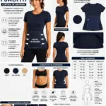 Camiseta moldeadora deportiva cuello redondo Powerfit con control abdominal - estilizas tu figura y mejoras tu postura con total comodidad