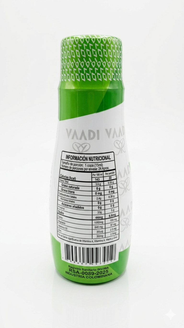 Vaadi Dolor 330 Ml con Estevia - Imagen 2