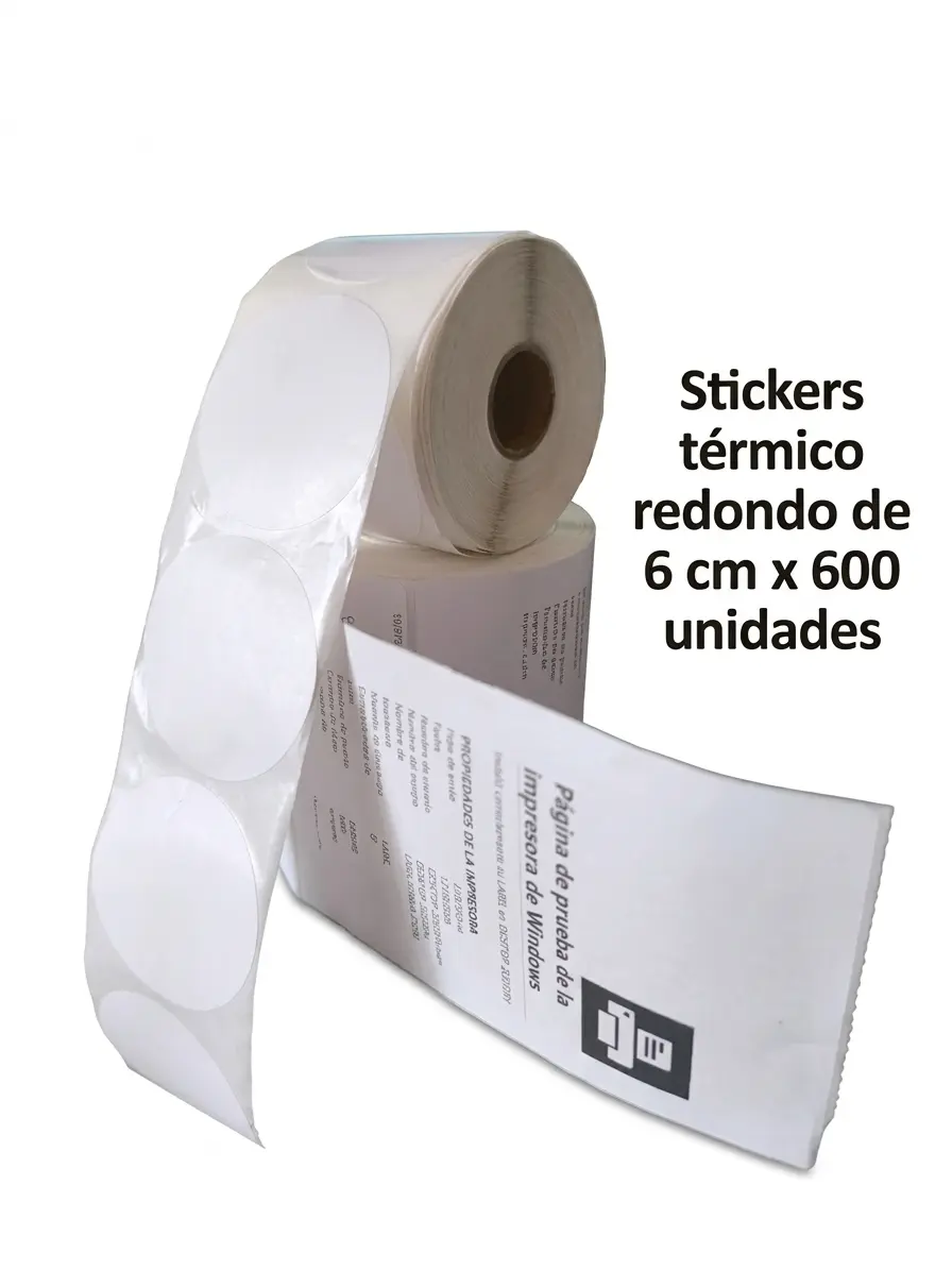 Stickers Térmicos Adhesivos Redondos 6Cm - Imagen 8