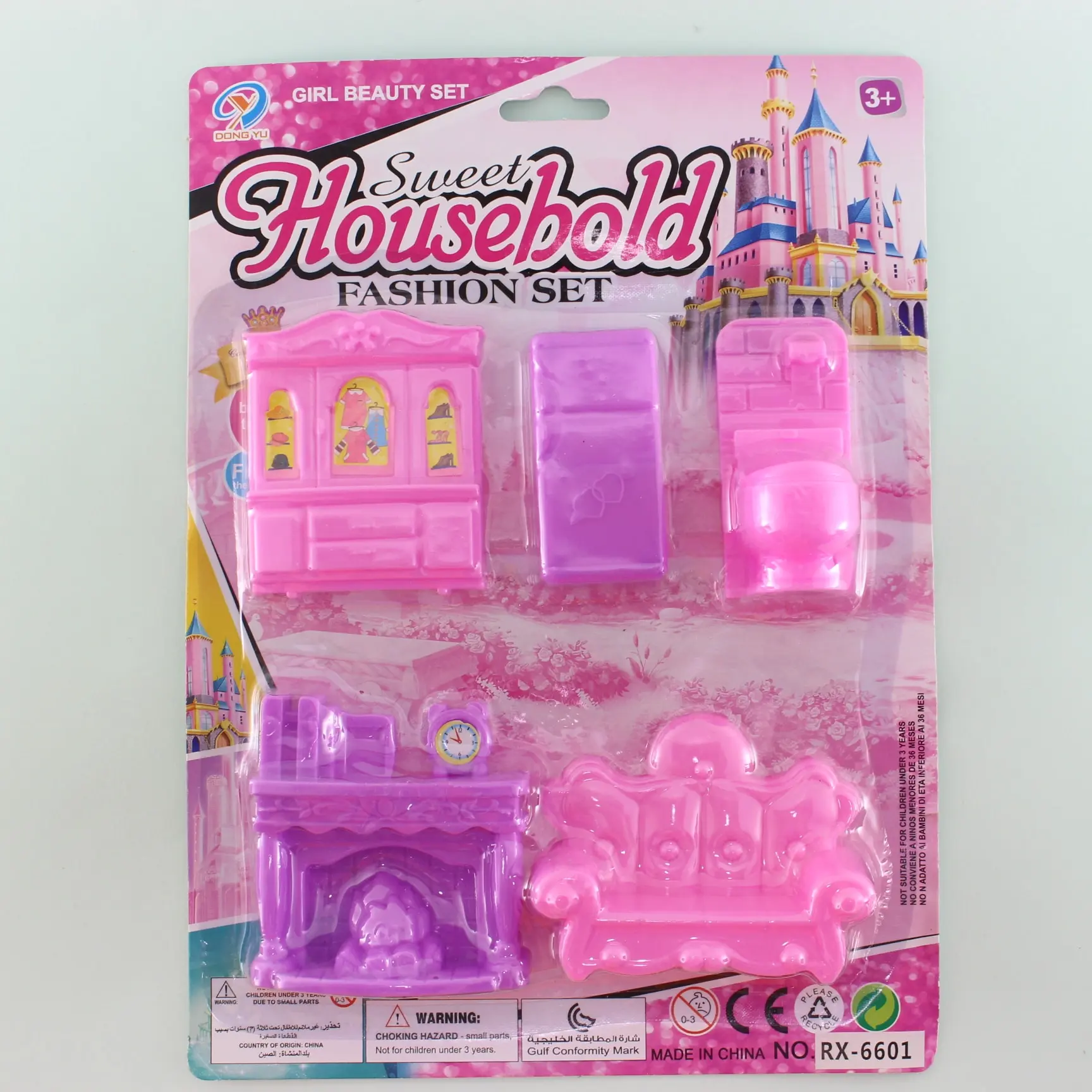 Set de muebles en miniatura para casa de muñecas - estimula la creatividad infantil mediante juegos de rol
