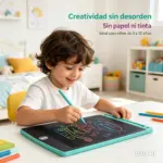 Set x3 Tableta de Escritura LCD 12 Pulgadas a Color - Fomenta la creatividad infantil sin generar desorden en casa