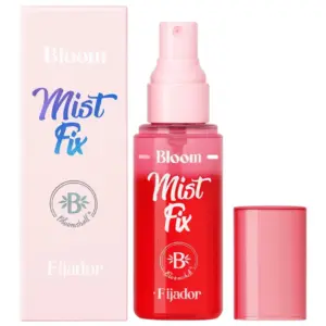 Mist fijador hidratante facial Bloomshell Mist Fix - Prolonga tu maquillaje y refresca la piel