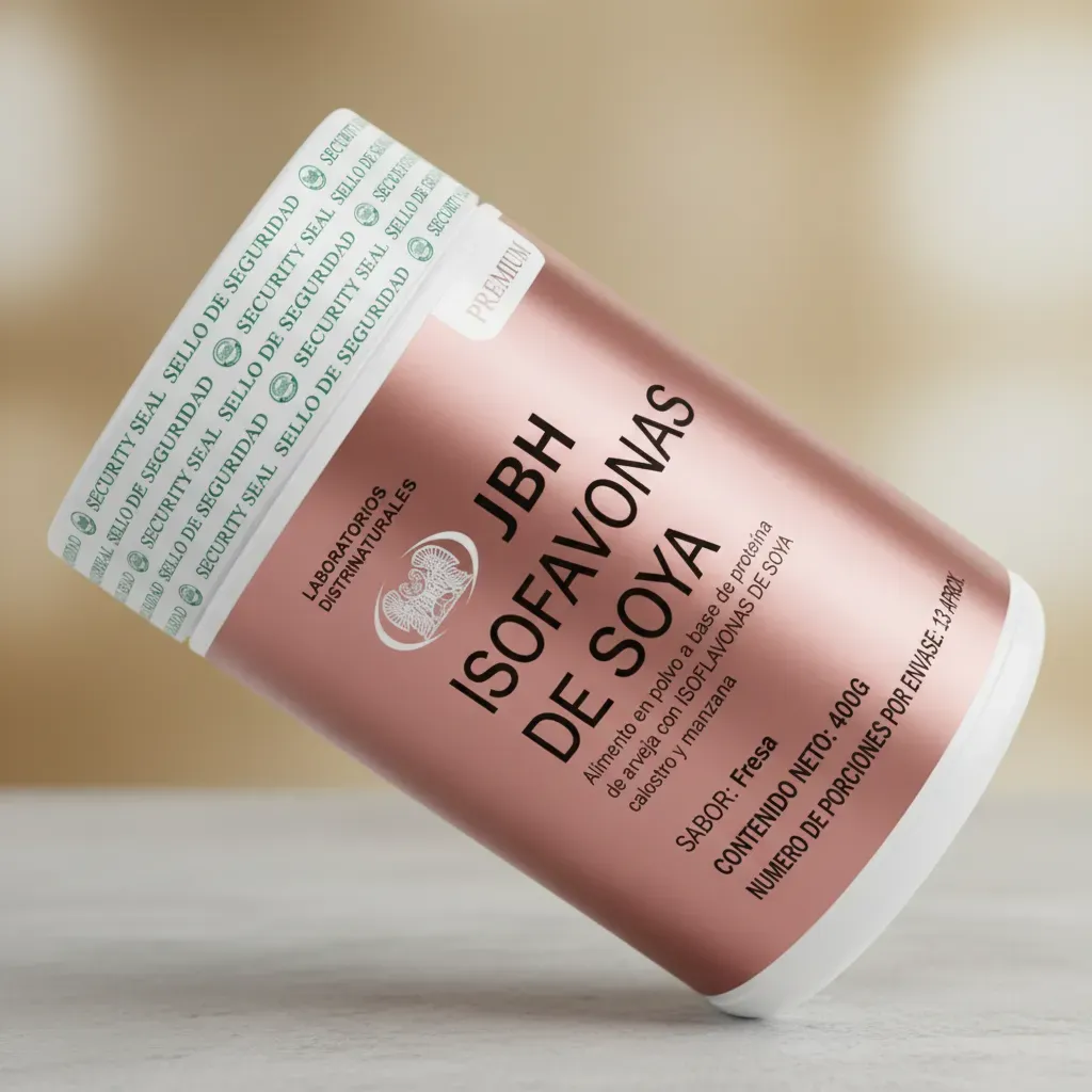 Isoflavonas de Soya JBH en Polvo con Proteína de Arveja - Apoyan el equilibrio hormonal femenino en la menopausia