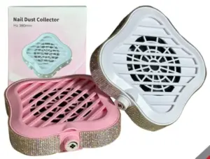 Extractor de polvo mini para uñas acrílicas y gel - Protege tus vías respiratorias durante el limado