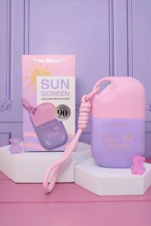 Set x2 Protector Solar Facial Kiss Beauty SPF 90 Portátil - Protege tu piel contra rayos UVA y UVB diarios