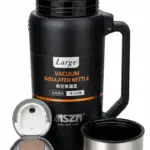 Termo de Acero Inoxidable Vacuum 1500 ml con Tapa Hermética y Doble Taza - Disfruta tus bebidas a la temperatura ideal durante todo el día - Imagen 4