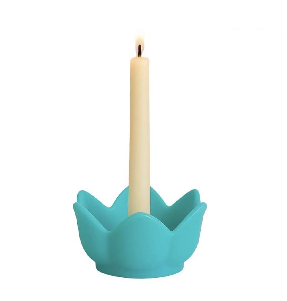 Portavela Soporte Base Para Velitas Set x 10 - Decora tus celebraciones evitando derrames de cera - Imagen 8