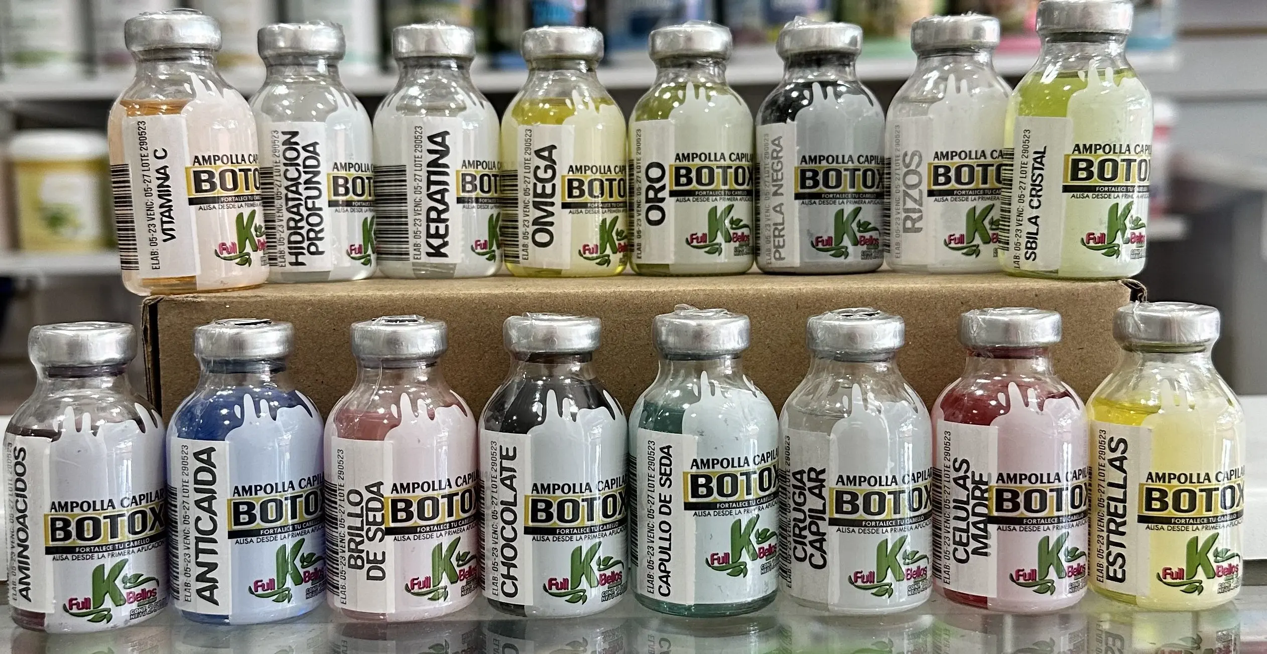 Ampolla de botox capilar nutritivo Kb - Revitaliza y repara tu cabello profundamente