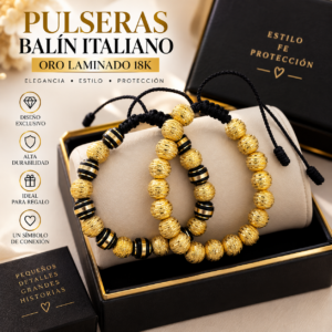 2 Pulseras Balin Diamantado Balin de 8Mm