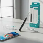 Otoscopio Digital WiFi con Cámara HD para Inspección Auditiva - Visualice el interior del oído en tiempo real desde su celular
