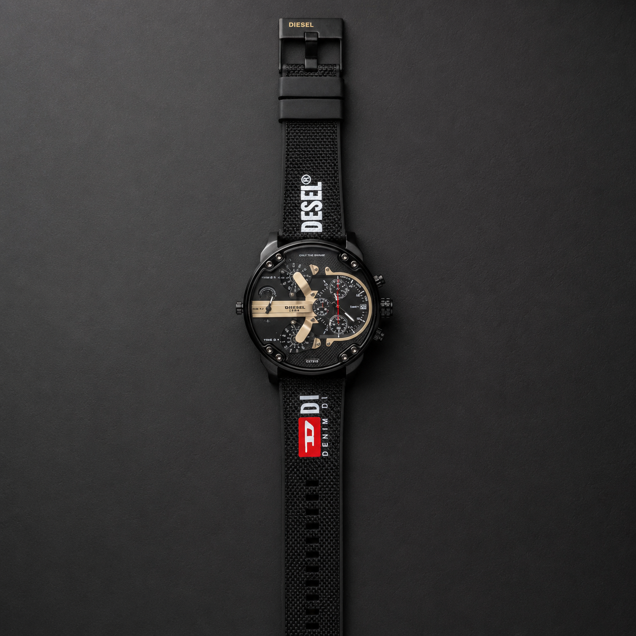 Reloj Diesel Mr Daddy Lona esfera grande multifunción - Destacas con un diseño deportivo y llamativo