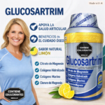 Glucosartrim Colágeno Magnesio 1000 ml Polvo Sabor Limón - Cuida tus huesos articulaciones y músculos